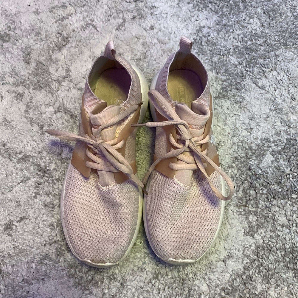 Light pink sneakers